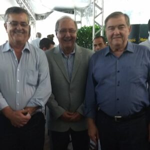 Evento de posse da diretoria FAEMG/SENAR: Breno Mesquita +diretor), Ricardo Laughton (vice- presidente) e Roberto Simões (presidente)