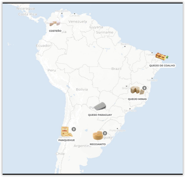 Queijos América do Sul