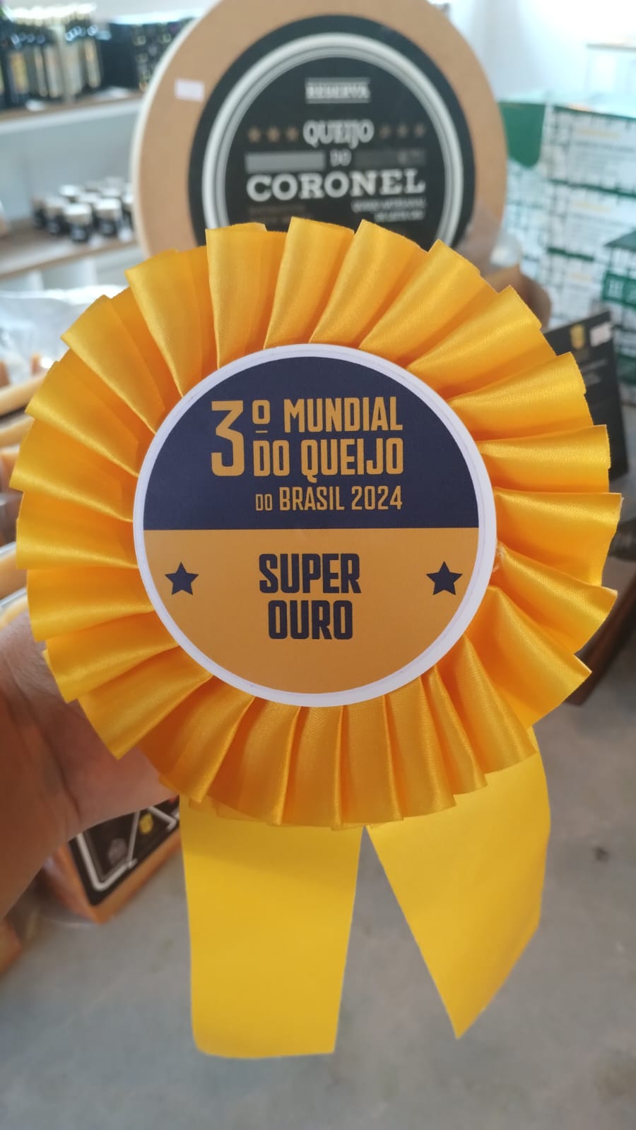 Queijo do Coronel é Super Ouro no 3º Mundial do Queijo do Brasil